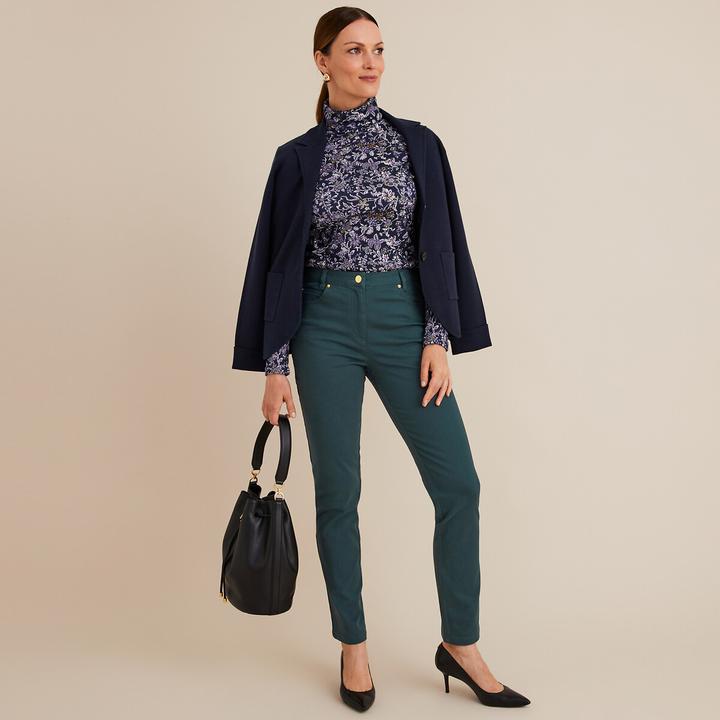 Produktbild Anne Weyburn Gerade Five-Pocket-Hose aus Baumwoll-Stretch (48)