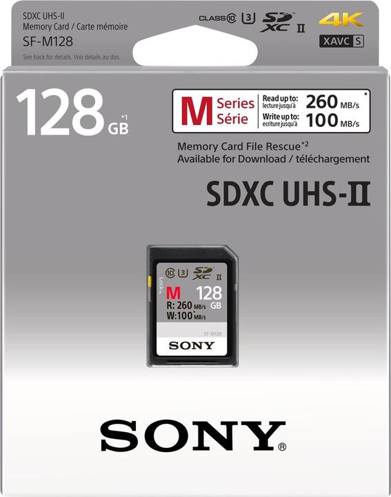 Actual product image Sony SF-M Tough (128 GB, SDXC, U3, UHS-II)