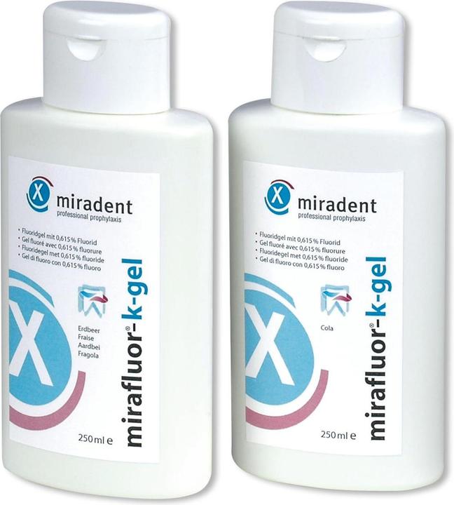 Productafbeelding Miradent Mirafluor fluoride gel kinderen (250 ml)