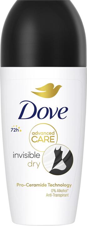 Dove Deo Roll-On Invisble (Roll-on, 50 ml)