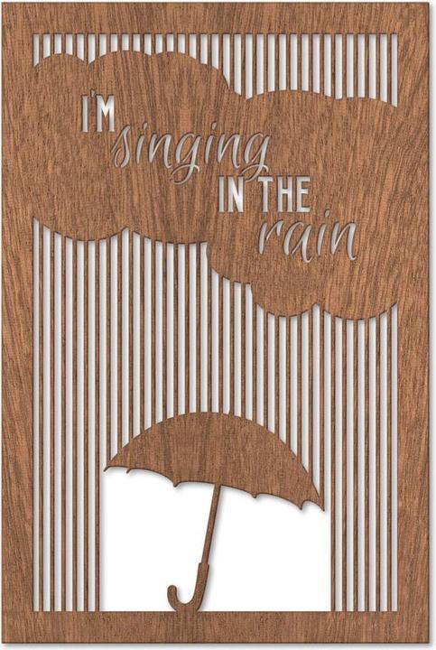 Produktbild Trenddeko I'm singing in the rain (40 x 60 cm)