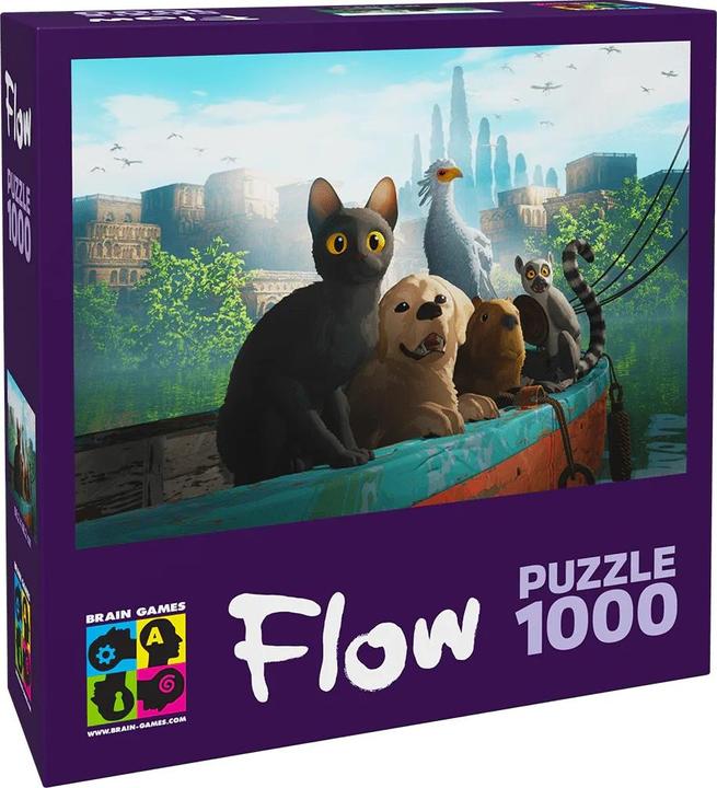 Actual product image Brain Games Puzzle 1000 Flow: Film heroes