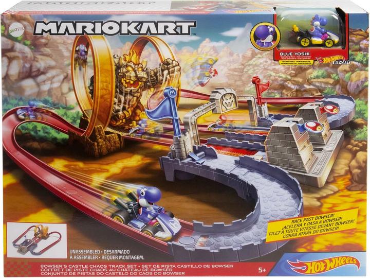 Hot Wheels MarioKart Bowsers Castle Chaos Play Set