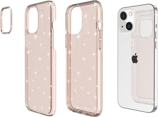 Actual product image MU Style Glittery Powder Soft TPU Series (Apple iPhone 14 Plus)