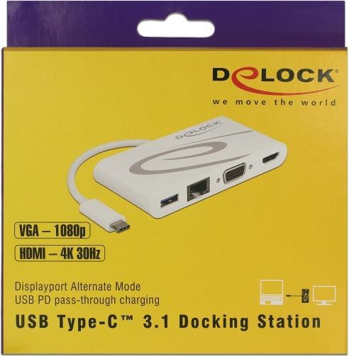 Produktbild Delock Dockingstation USB Type-C 3.1 (USB-C, 5 Ports)