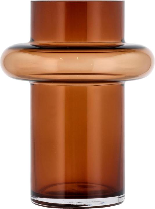 Produktbild Lyngby Glas - Tube Vase - 20 cm - Amber (23556) (1 x, 20 x 18 cm)