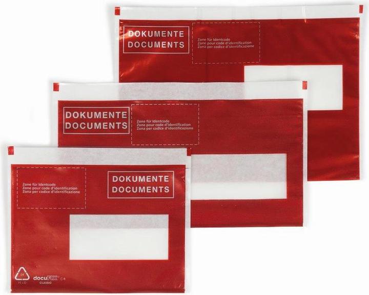 Actual product image Docufix BÜROLINE C5 306284 red/black piece (C5)