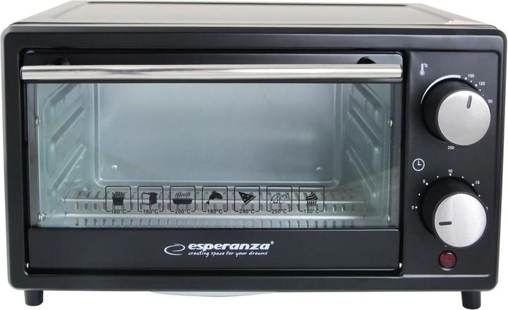 Immagine prodotto Esperanza EKO004 Forno Grill 10 l 900 W Nero Grill (Spina UE)