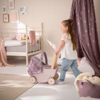 Produktbild Howa Puppenwagen "Rainbow" aus Holz mit faltbarem Verdeck