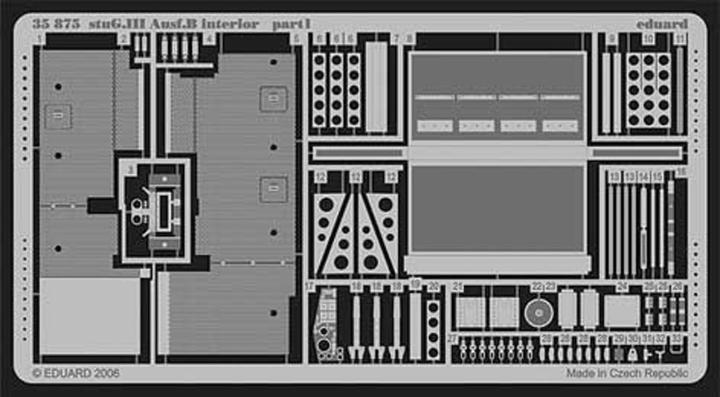 Image du produit Eduard StuG.III Ausf.B interior Pour kit Tamiya.