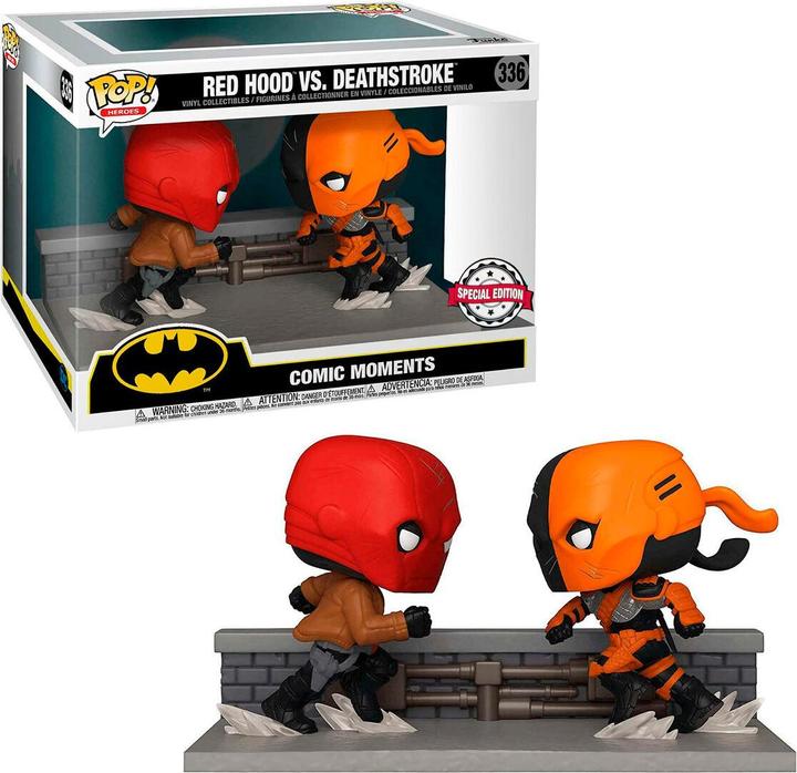 Produktbild Funko Pop! DC Comics : Red Hood VS Deathstroke EXCL. (336)