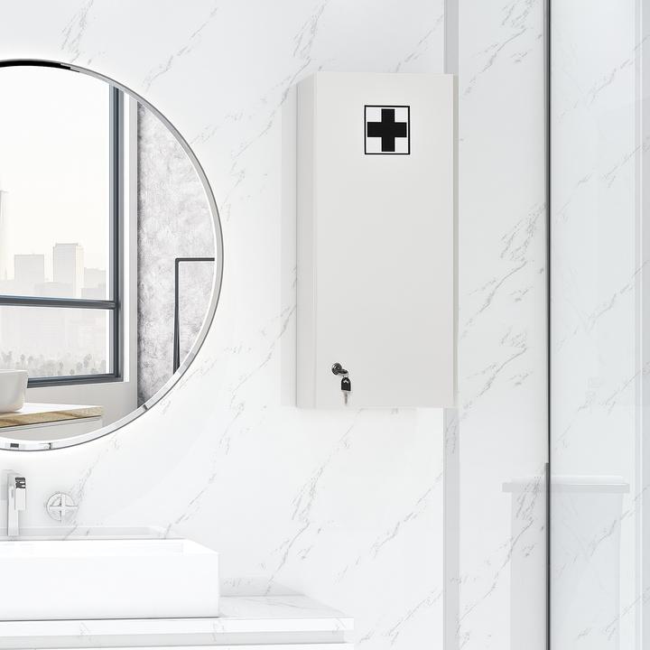 Actual product image Kleankin Medicine cabinet (30 x 20 x 70 cm)