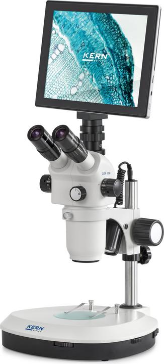 Kern OZP 558T241 Stereomicroscopio trinoculare 5.50 x luce incidente