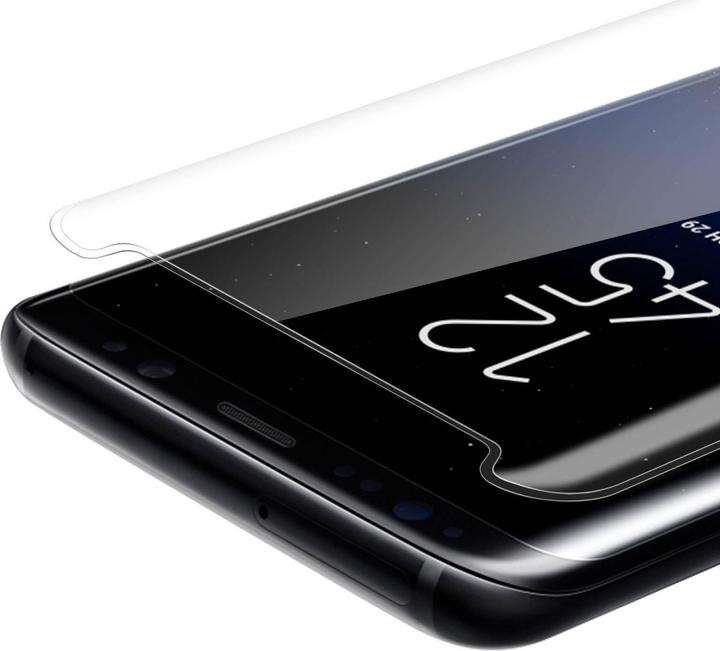 Actual product image Avizar Rounded edges + rim (1 Piece, Samsung Galaxy S8)