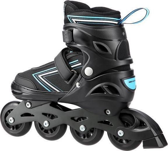 Produktbild Nils Rollschuhe/Hockey-Skates NH11912 schwarz-blau - PU80 mm/82A (L 39-42) (39)