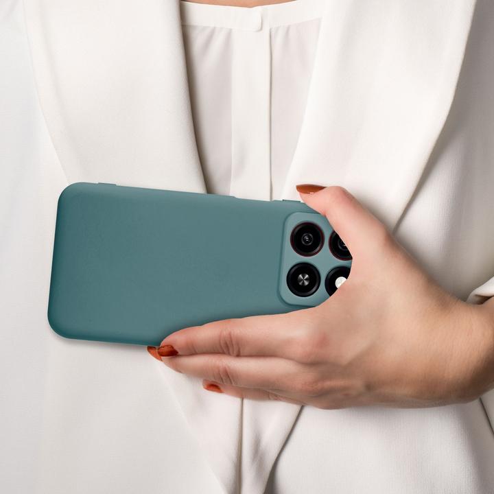 Actual product image Cadorabo Case for ZTE Blade A35 / A55 TPU Liquid Silicone Cover (HTC A55)