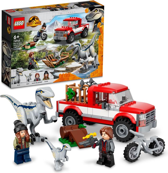 Immagine prodotto LEGO Blu e Beta nella trappola dei Velociraptor (76946, LEGO Jurassic World)