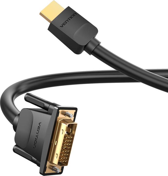 Immagine prodotto Vention Cavo da HDMI a DVI da 3 m ABFBI (nero) (3 m, HDMI)