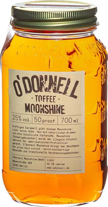 Produktbild O'Donnell Moonshine TOFFEE Likör 25% Vol. 0,7l