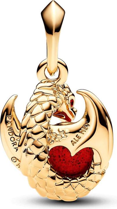Produktbild Pandora Game of Thrones Drachenfeuer Charm (Vergoldet, Metall)