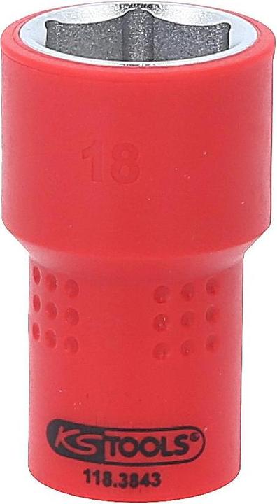 Actual product image KS Tools 3/8" Insulated socket (18 mm)