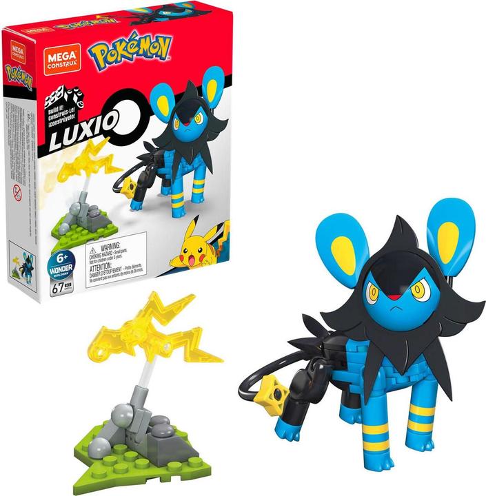 Actual product image Mega Construx Pokémon Luxio