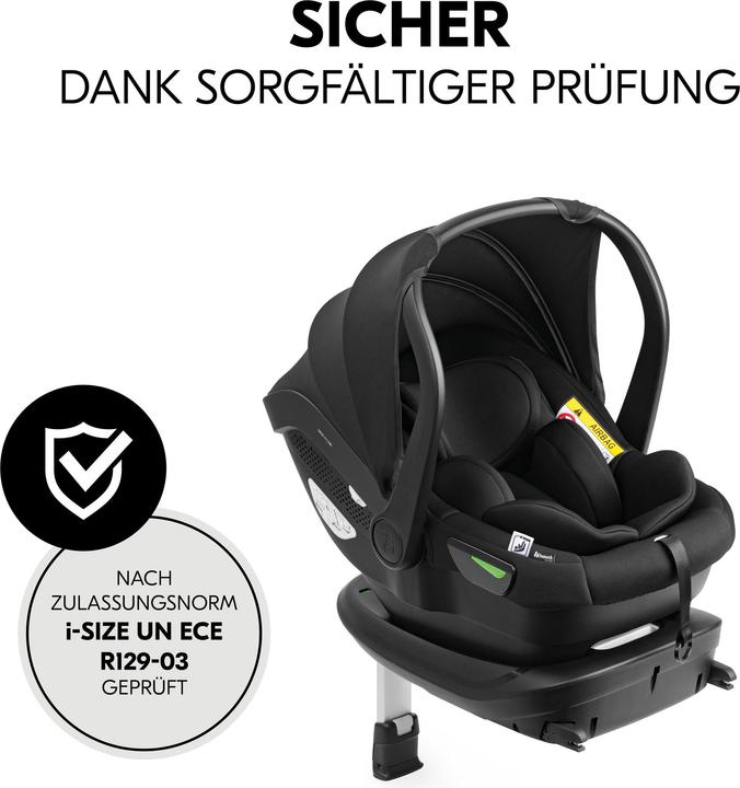 Actual product image Hauck Drive N Care Set (Reboarder, ECE R129/i-Size Standard)