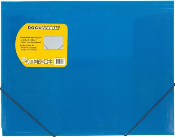 Immagine prodotto B.N.T. Cartella Plast bnt Docusmart blå m/3 klapper (A4, 1 x)
