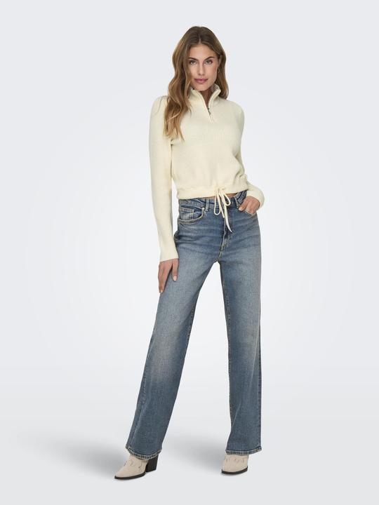 Actual product image Only ONLJUICY Hohe Taille Weiter Beinschnitt Jeans Jeans mit weitem Bein (W28/L32)