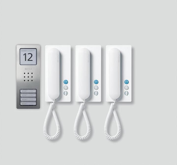Productafbeelding Siedle Audioset SET CA 812-3 E/W Compact geborsteld edelstaal (Bedraad)