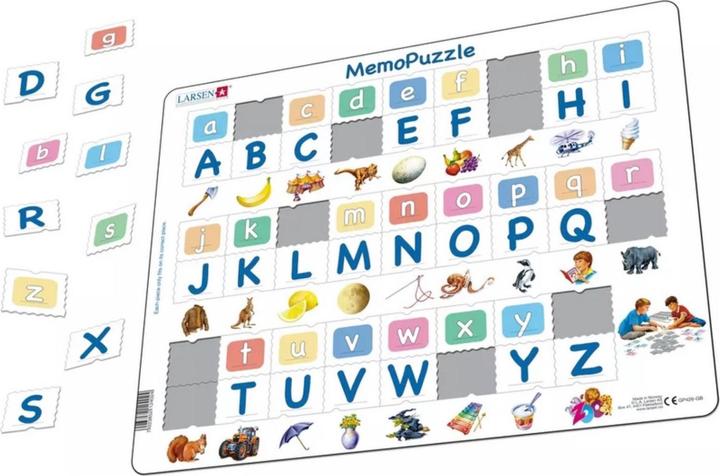 Actual product image Larsen Puzzle - Memo The Alphabet