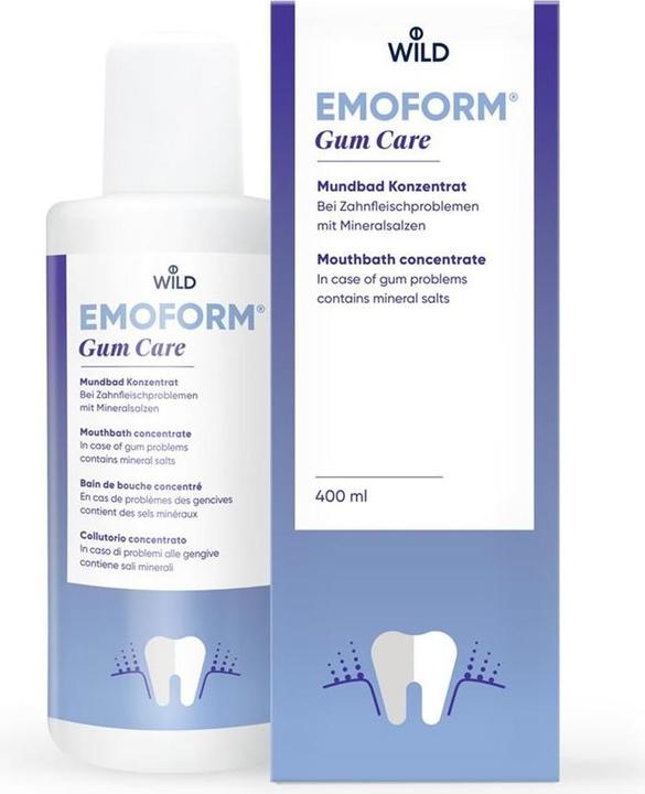 Image du produit Emoform gum care Mundspühlung (400 ml, Bains de bouche)