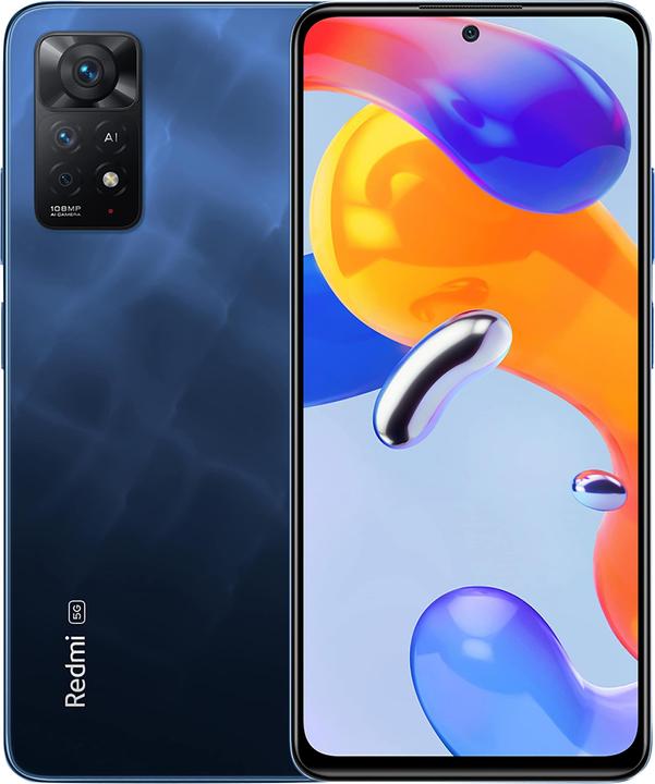 Xiaomi Redmi Note 11 Pro 5G (128 GB, Atlantic Blue, 6.67", Hybrid Dual SIM, 108 Mpx, 5G)