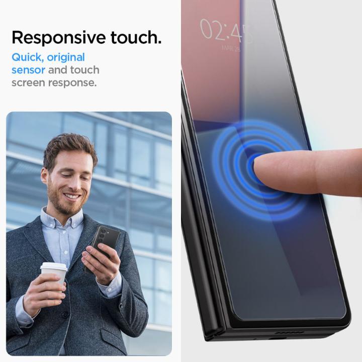 Actual product image Spigen Glas.TR EZ Fit (1 Piece, Samsung Galaxy Z Fold5)