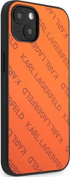Produktbild Karl Lagerfeld Perforated Allover - Etui iPhone 13 (pomarańczowy) (Apple iPhone 14, Apple iPhone 13)