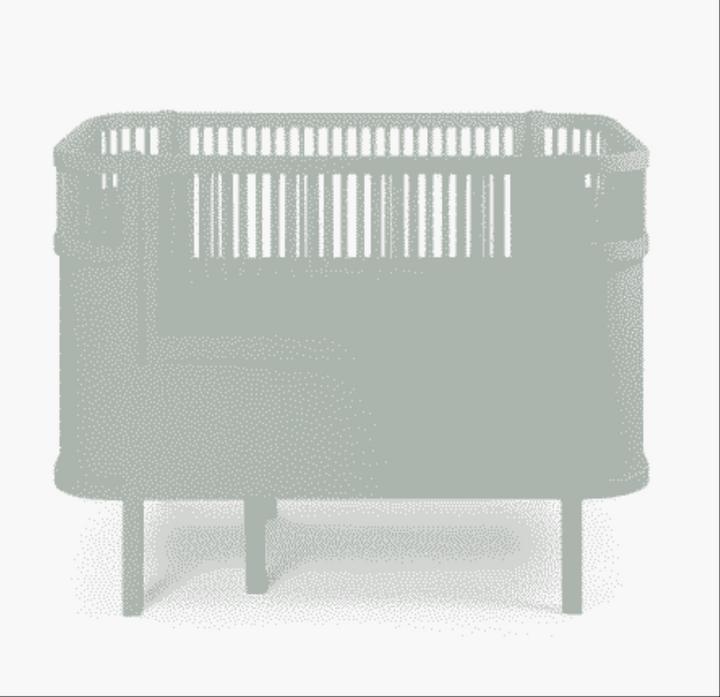 Actual product image Sebra Baby & Junior Bed Mist Green (70 x 110 cm)