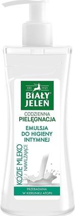 Actual product image Biały Jeleń White Deer - Hypoallergenic Emulsion For Intimate Hygiene Moisturising Goat's Milk 265Ml (265 ml, Intimate washing lotion)