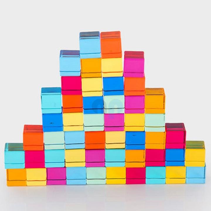 Immagine prodotto TickiT 50 cubi acrilici colorati e trasparenti