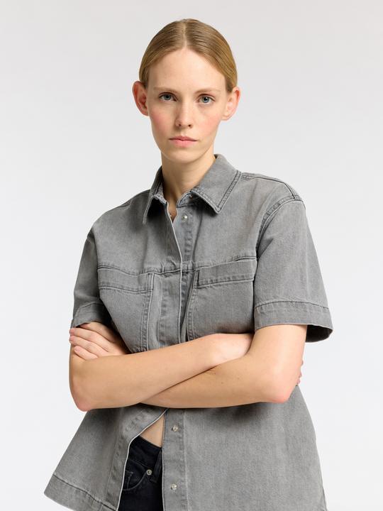 Actual product image Selected Femme Oversized denim shirt (40)