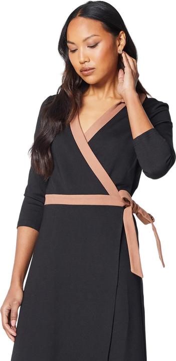 Image du produit Principles Womens/Ladies Contrast Ponte Wrap Dress (40 D)