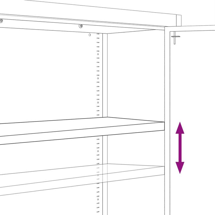 Actual product image VidaXL Alvah (90 x 40 x 145 cm)