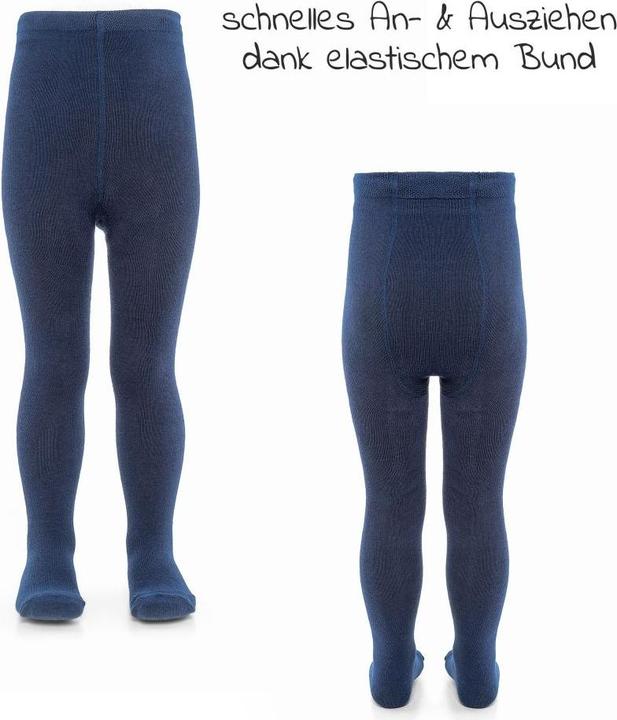 Immagine prodotto La Loona Collant per bambini LaLoona collant 4-pack - navy grey melange - (62/68)