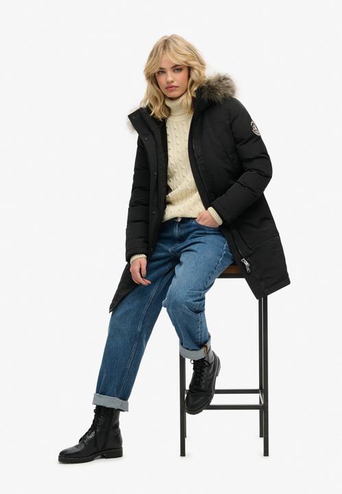Image du produit Superdry EVEREST FAUX FUR PARKA JACKET Dames Jas - Maat M (12)