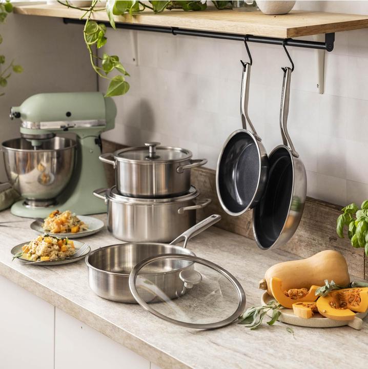 Produktbild KitchenAid Multi-Ply - 2-teilig (Stielkasserolle, Edelstahl)