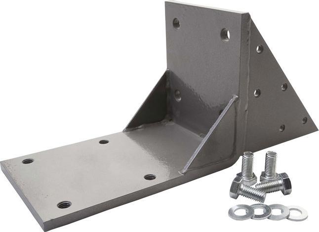 Actual product image Swisshandel24 3x Roof rafter adapter for cassette awning T124, Roof rafter bracket adapter - grey (0.15 m)
