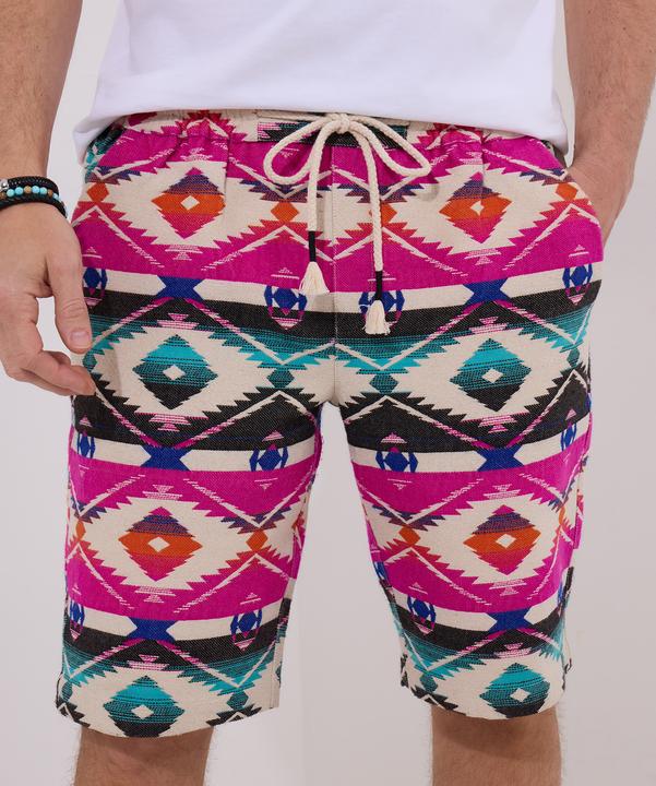 Immagine prodotto Joe Browns Bold Aztec Print Drawerstring Shorts (34)