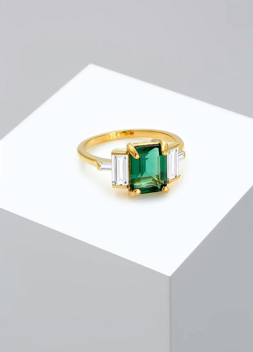 Immagine prodotto Elli Cocktailring mit Quartz und Topas Edelstein (52, 925 Argento)