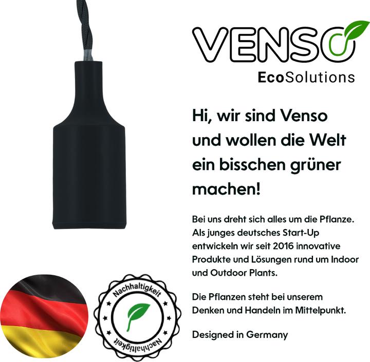Actual product image Parus by Venso E27 lamp holder with 4m cable, improved photosynthesis and higher chlorophyll formati (LED)
