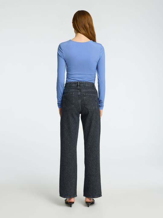 Actual product image Selected Femme Knoten-Effekt Langärmeliger Body (L)