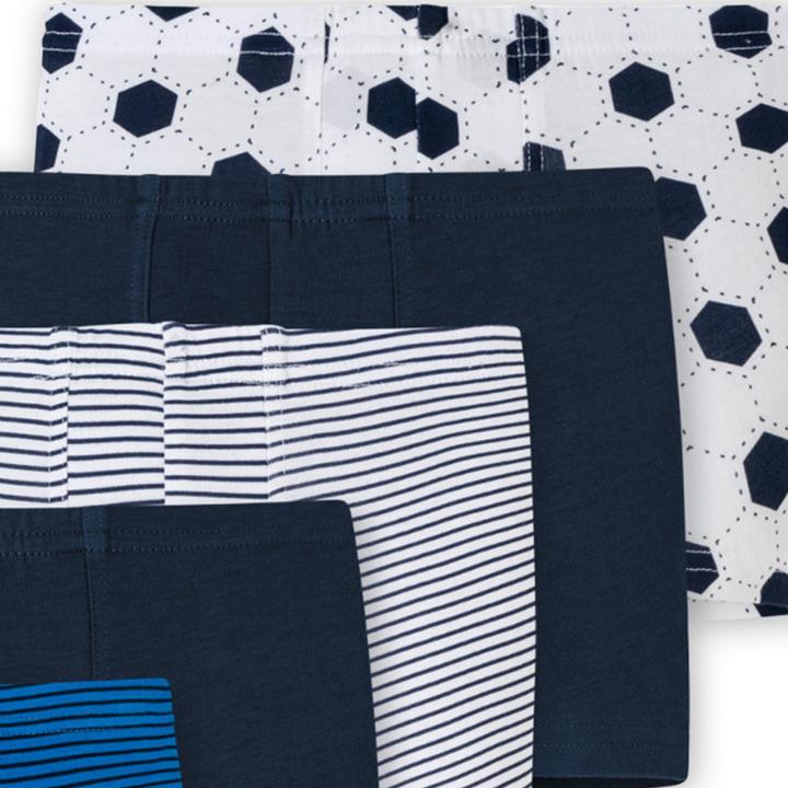 Actual product image Schiesser Pack of 10 Kids Boys 95/5 Organic Cotton Shorts / Pants (104, pack of 10)